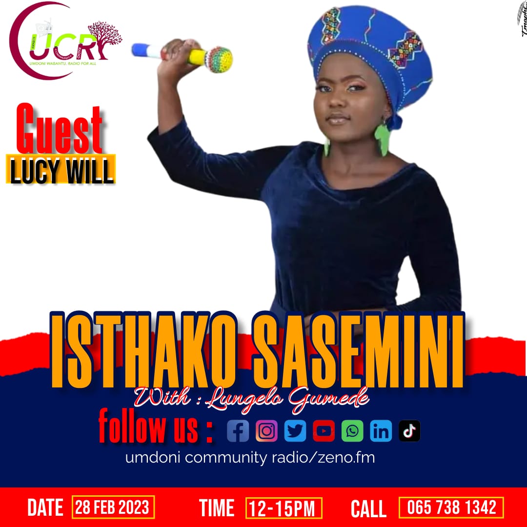 Join Lucie Will SA tomorrow on Umdoni Community Radio by following this link:
onlineradiobox.com/za/umdonicommu…