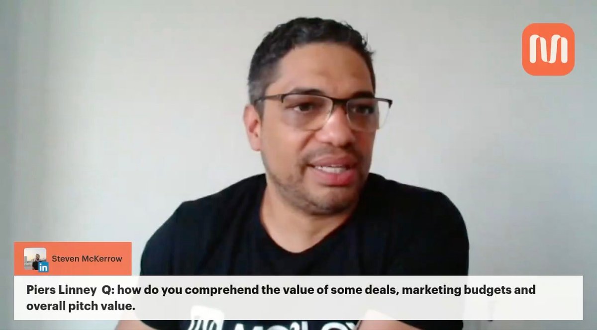 Missed the Q&amp;A on Friday? Watch it here 🔗 bit.ly/3XZAz2E Piers answers questions about account management software, exploring retail partnerships and pitching to corporate clients.