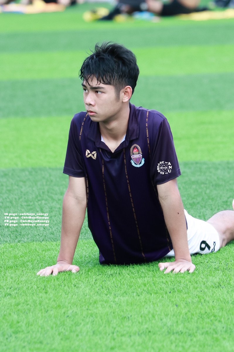 CuteBoysEnergy's tweet photo. HBD17th🎂 “น้องเว๊บไซต์” @website__minori (27Feb) นักบอลหล่อจากกรุงเทพคริสเตียนวิทยาลัย : มีความสุขและสุขภาพแข็งแรง เล่นบอลเก่งๆ ติดธงไวๆฮับ 💜💛 #cuteboysenergy #cuteboysenergyหวานเจี๊ยบ #ทำไมผู้ชายในชุดกีฬาจึงน่าถ่ายรูป #กรุงเทพคริสเตียนหวานจัง 
#BCC_Energy #websitemnr_Energy https://t.co/xJHHjGOmlO