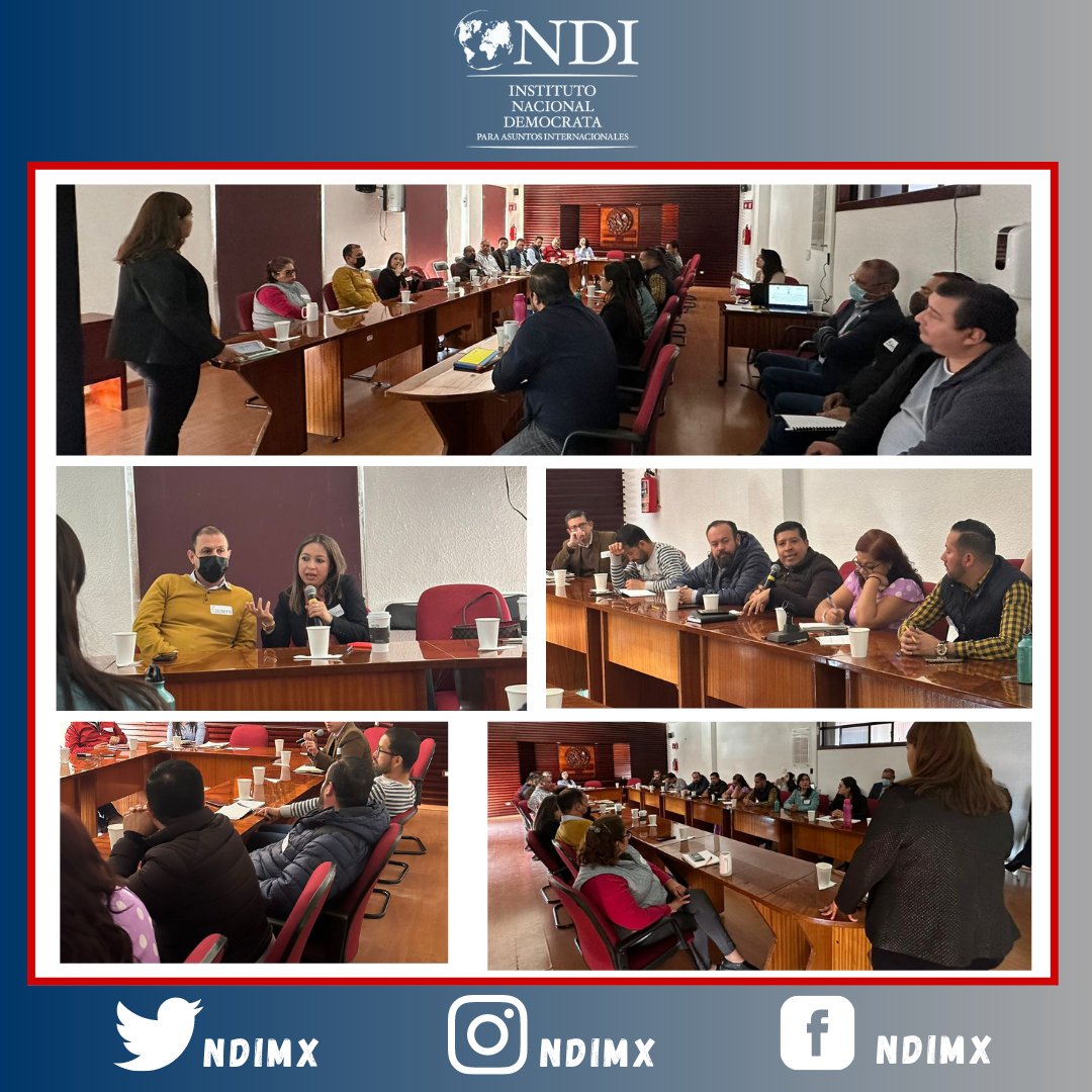 🚨¡Te contamos!

Como parte de las actividades con Congresos Estatales el equipo de NDI realizó una visita en el <a href="/legislaturaZac/">Poder Legislativo</a> con el objetivo de continuar con el desarrollo del "Diagnóstico en materia de #ParlamentosSensibleslGénero 🗒️”. 

Hilo 1/2