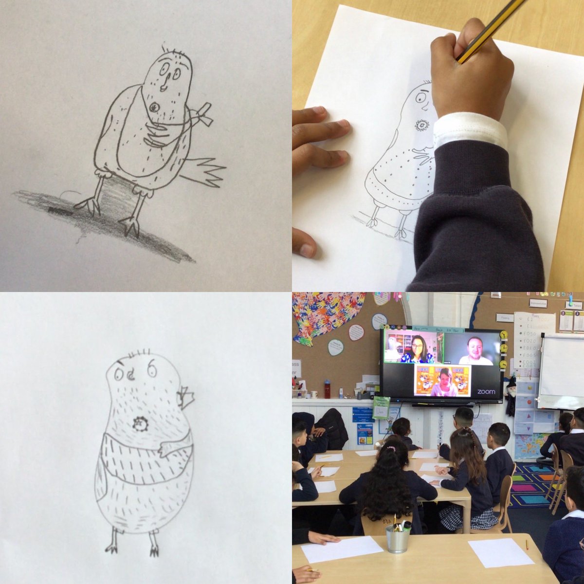 MontyAcademy's tweet image. KS1 enjoyed a zoom call with @SwapnaHaddow and @SheenaDempsey talking all about Dave Pigeon 🐦  #WorldBookDay2023 #WorldBookWeek @Literacy_Trust @AETAcademies @BirminghamEdu @BEPvoice @mrsrmurad