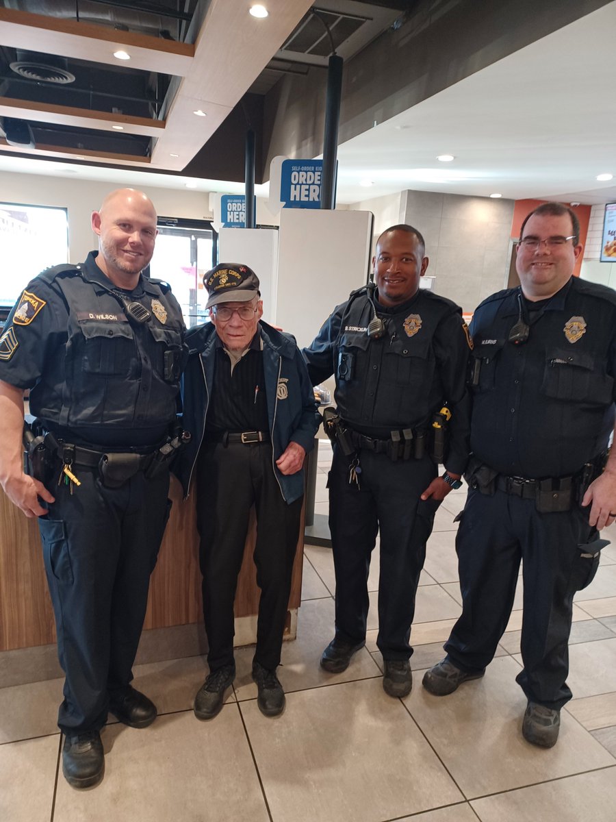 Topeka Police Department on Twitter "Happy 100th Birthday, Chief Freel