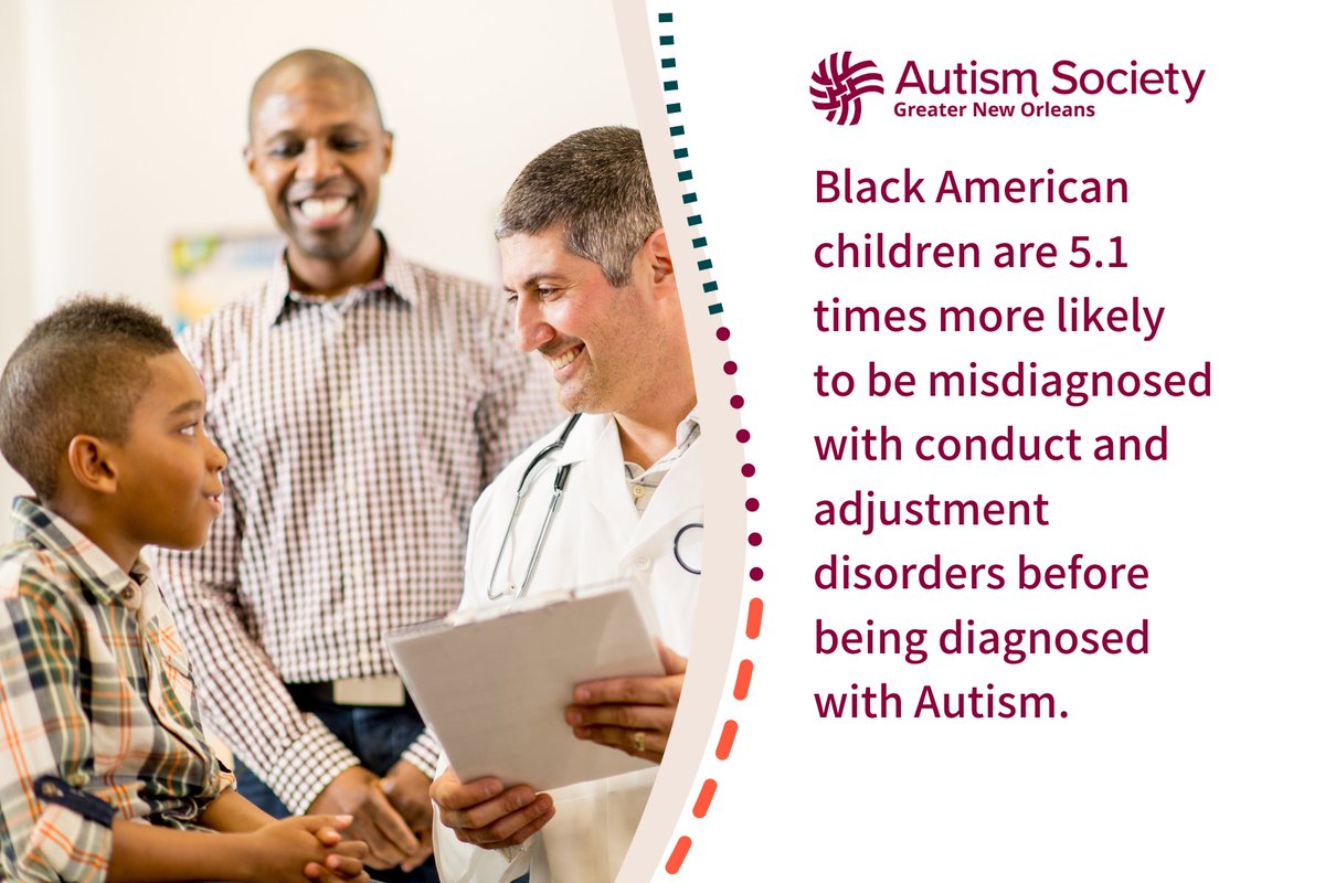 A recent study found that Black American children were 5.1 times more likely to be misdiagnosed with conduct disorders and adjustment disorders before being diagnosed with ADHD or Autism. bit.ly/3ITLjf3