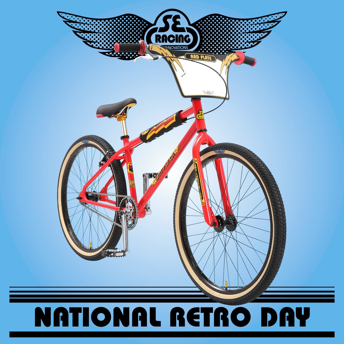 sebikes's tweet photo. National Retro Day? They should call it “SE Bikes Day”! We’ve made so many awesome bikes over the years we could handle “National Retro Week” or “National Retro Month”! Which of these is your fav? 🤔 #str1 #quadangle #pkripper #flovalflyer #omflyer #sebikes #seracing #sebikeslife https://t.co/zAkHZw1s79