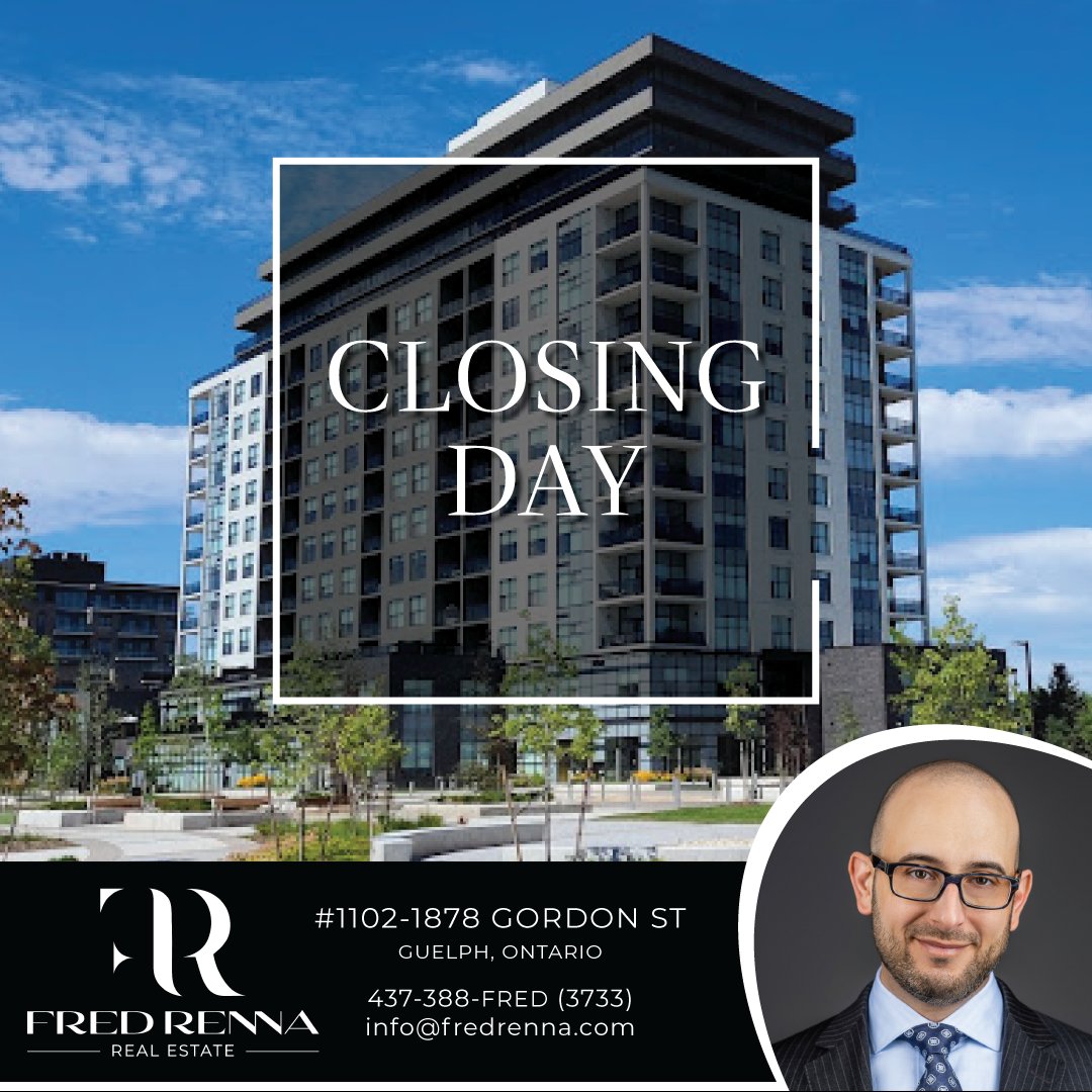 fred_renna's tweet photo. Today, our wonderful clients take possession of their new condo. I’m extremely happy for them and for the sellers. Congratulations to everyone!
-
Looking to buy or sell? Let’s chat about how my team and I go above and beyond for our clients.

Fred Renna, MBA
437.388.3733 https://t.co/5wkxjyffC5