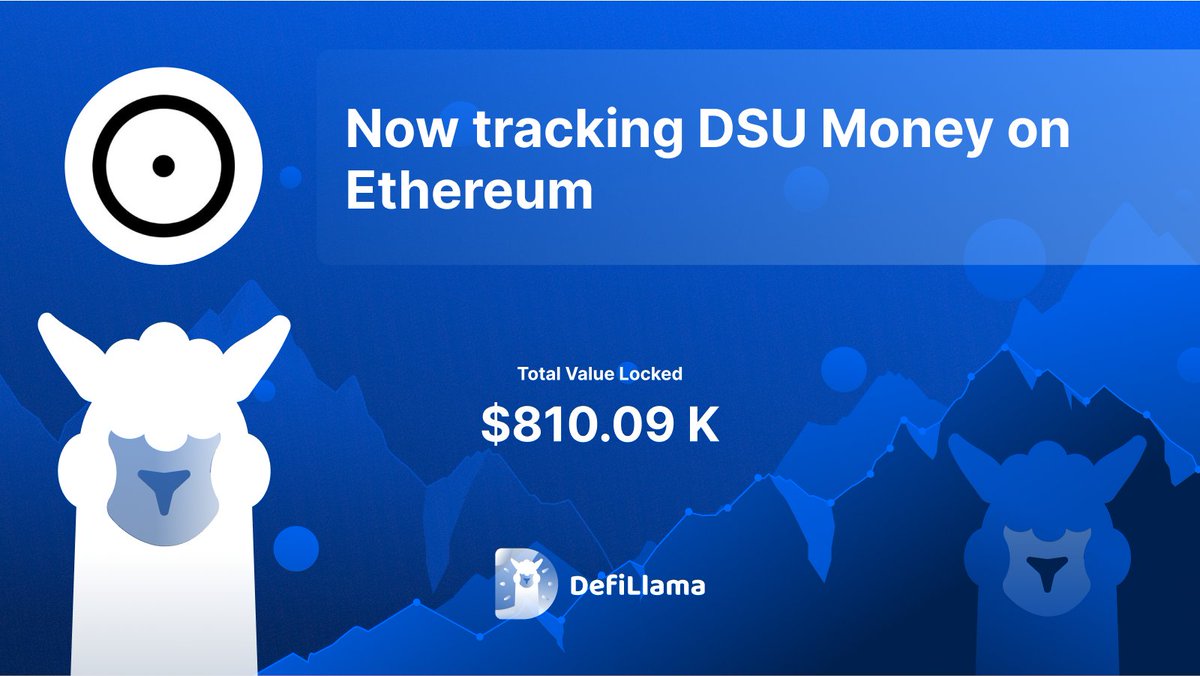 Now tracking <a href="/dsumoney/">DSU</a> on <a href="/ethereum/">Ethereum</a> 

DSU is a trust-minimized, fully backed, &amp; collateral-efficient stablecoin