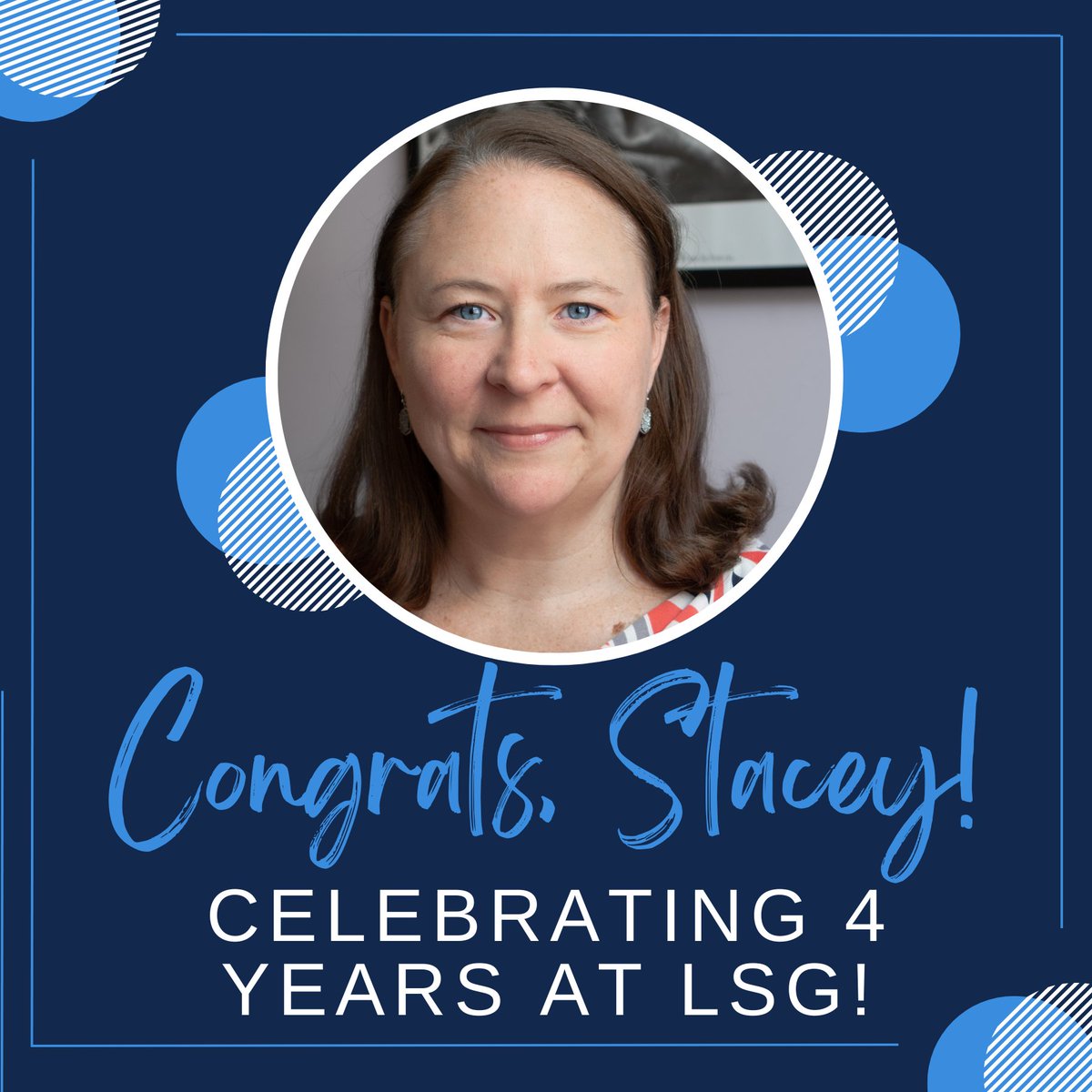 Join us in celebrating Stacey Monahan’s 4 year anniversary at Liberty Square Group!

Stacey is LSG’s Managing Director for Government and Political Affairs. She is known for her ability to quickly assess a problem or situation and develop and implement effective solutions.