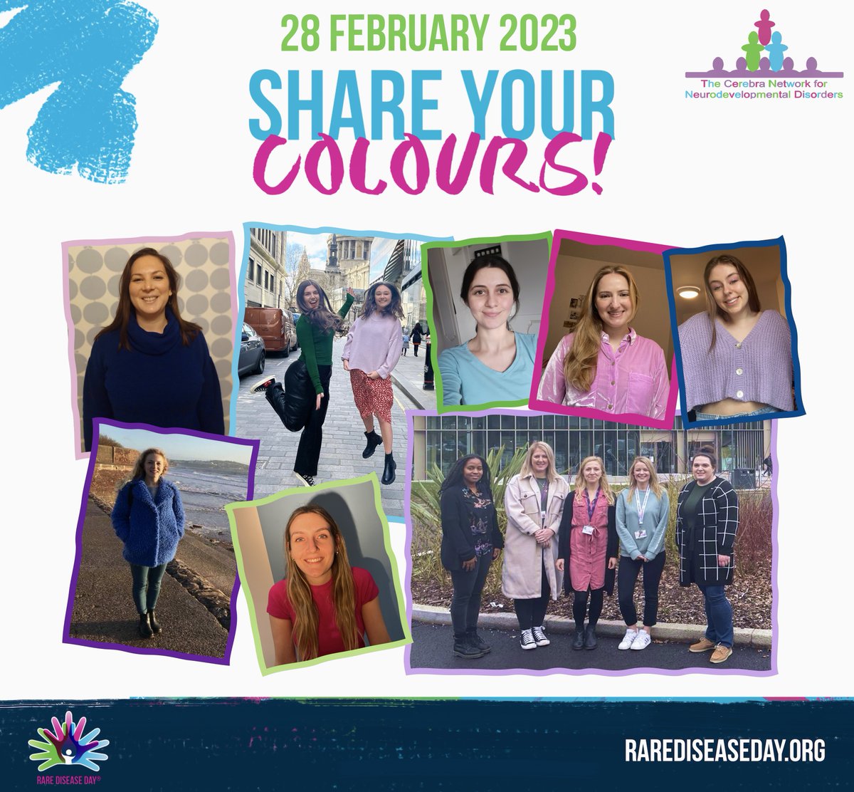 It's not just our logo that's looking a little more colourful for #RareDiseaseDay2023 a few of our researchers decided to get in on the action too!