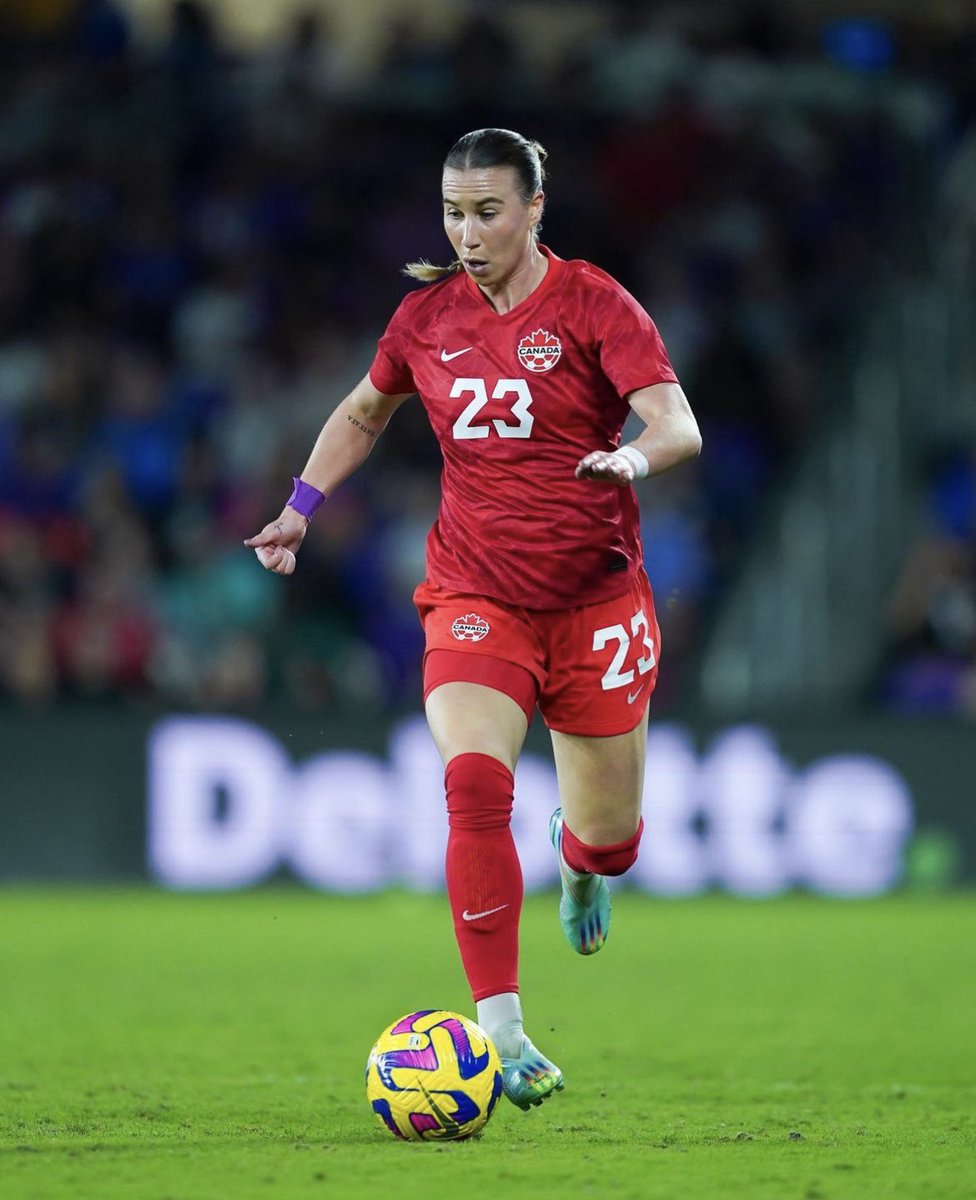 WsoccerCa's tweet image. 🎬 #canwnt forward Jenna Hellstrom announces her retirement from soccer.

Here’s what she posted on her IG.

Without a doubt, you’ve made that little girl proud @JennaHellstrom 

Thank you for your dedication, passion and courage. All the best in the next chapter. 🫡

#wsoccerCa