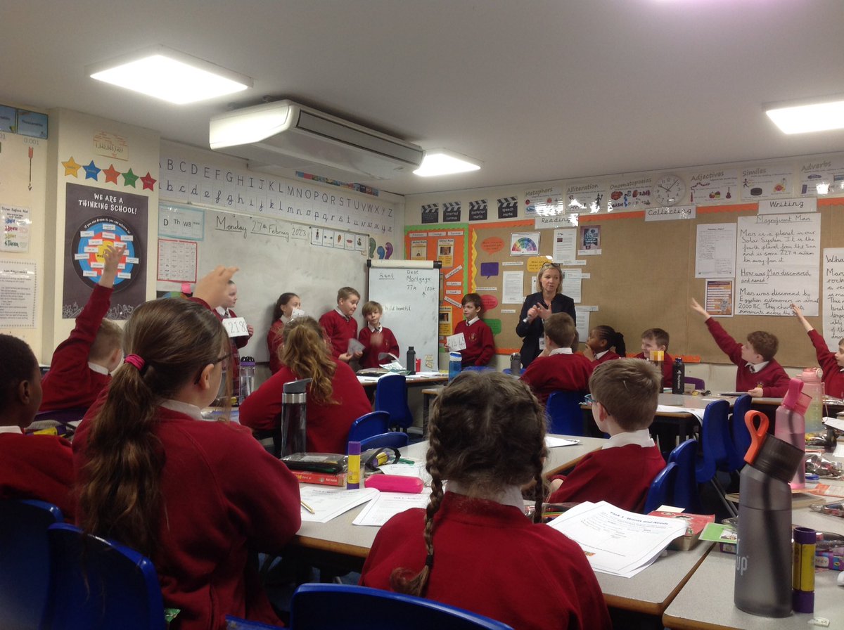 Year 5 enjoyed a great <a href="/debtaware/">DebtAware</a> session today with Mrs Smith. The children were learning all about different types of budgets and the importance of keeping your outgoings lower than your incoming. <a href="/DebtAdviceDAF/">DebtAdviceFoundation</a>