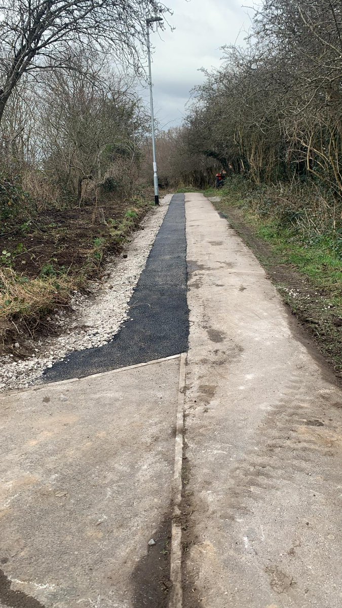 I took on the council to build a footpath and light it up for our mums to walk there children to school safely, it takes 10 mins off away from main roads, they made it too narrow so after a dogfight I got them back in to finish the job! Power to the people. #saferoutestoschool