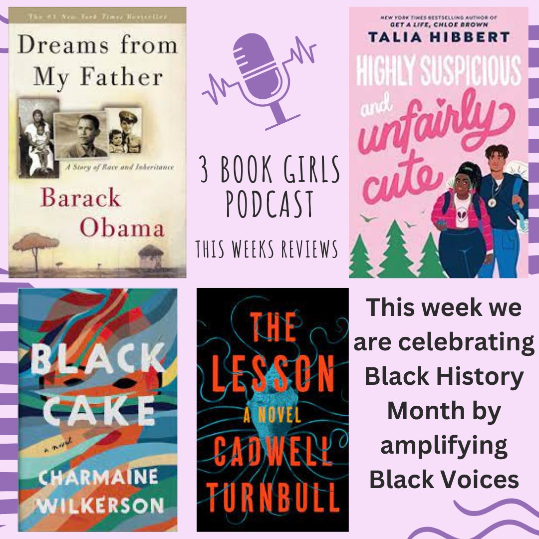 We wanted to our theme this month to help highlight and amplify black voices in the book world! 

Make sure to check out the books review this week by @barackobama @taliahibbert @charmspen1 and @cadwellturnbull

 #books #bookish #bookpodcast #bookrecs #bookreviews #booklover