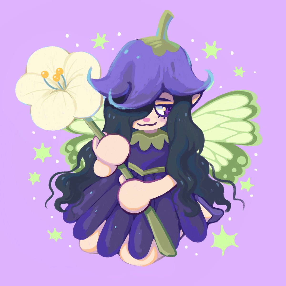 SALTNOX's tweet photo. this is the first of five fairies i’ve been working on for my next sticker pack :3 https://t.co/f63EwMBvAI