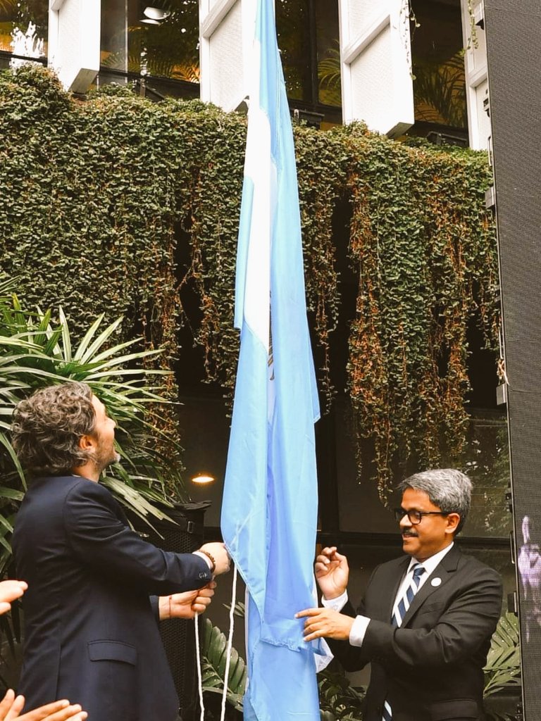Today, #Argentina has reopened its embassy in Bangladesh 45 years after the embassy was closed in 1978. This happened only due to the fanatic and crazy Bangladesh supporters who loved and wholeheartedly supported <a href="/afa/">AFA</a> during the Qatar world cup-2022.
