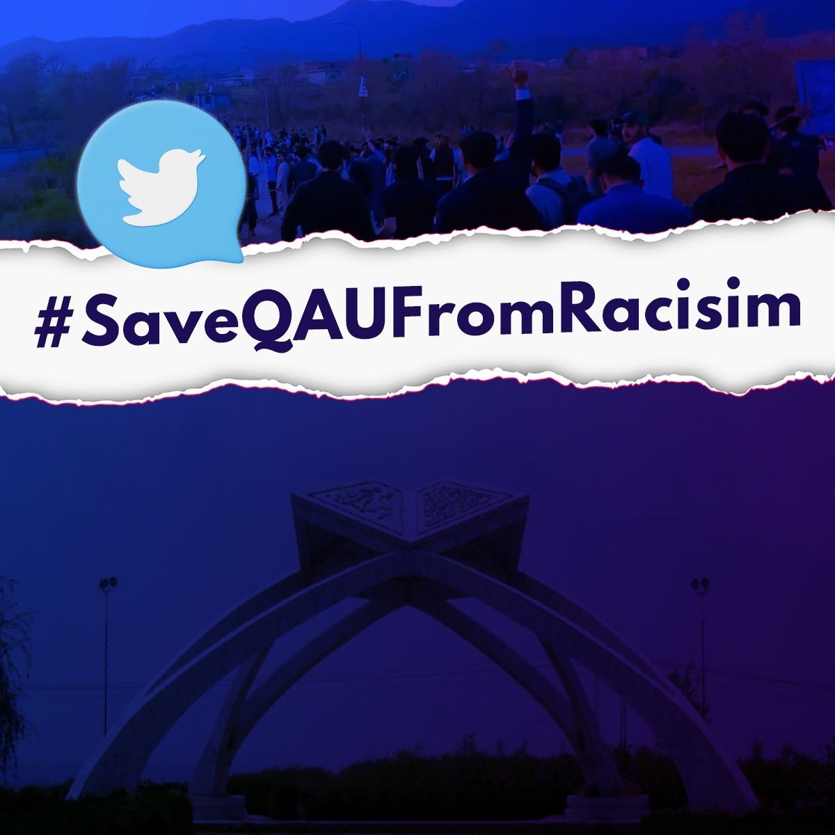 itsumairsaddiqi's tweet photo. slami Jamiat-e-Talaba will continue to work and strive for an inclusive environment at QAU where everybody could live in peaceful coexistence despite of ideological and ethnic differences.

 #SaveQAUFromRacisim https://t.co/PsFCQqblGj