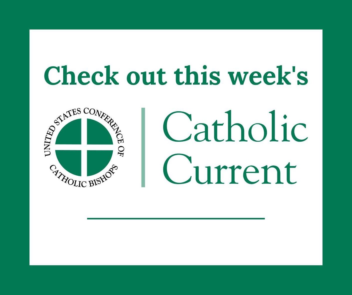 USCCB's tweet photo. Check out this week’s #CatholicCurrent for the week of February 23, 2023 on our website and YouTube now!
https://t.co/ITIzeWFqaZ https://t.co/udyYTmafKH