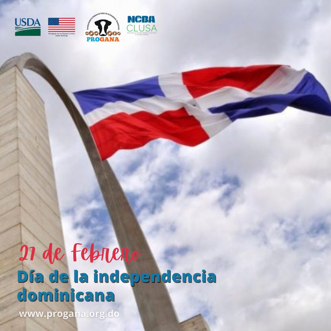 RdProgana's tweet photo. Hoy celebramos con orgullo la fiesta más importante de la República Dominicana.🇩🇴 #ganaderiadominicana @NCBACLUSA @USDA https://t.co/VMbpNmpeNW