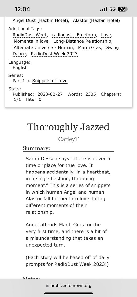 RDCarleyT's tweet photo. HAPPY #RadioDustWeek!!! Day 1 is Mardi Gras! What better way to celebrate than a little swing dance competition? @RadioDustVIP #HazbinHotelAlastor #HazbinHotelAngel #RadioDustWeek_ #HazbinHotelFanfic #alastorxangeldust https://t.co/rgYu1UwUdJ