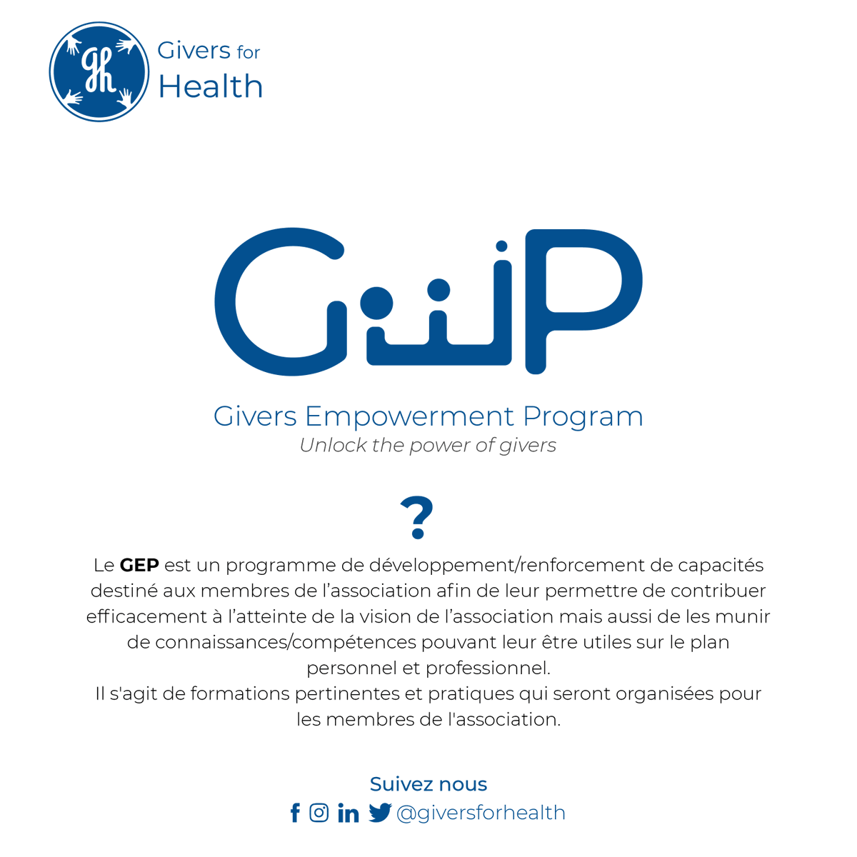 Givers for Health tweet media