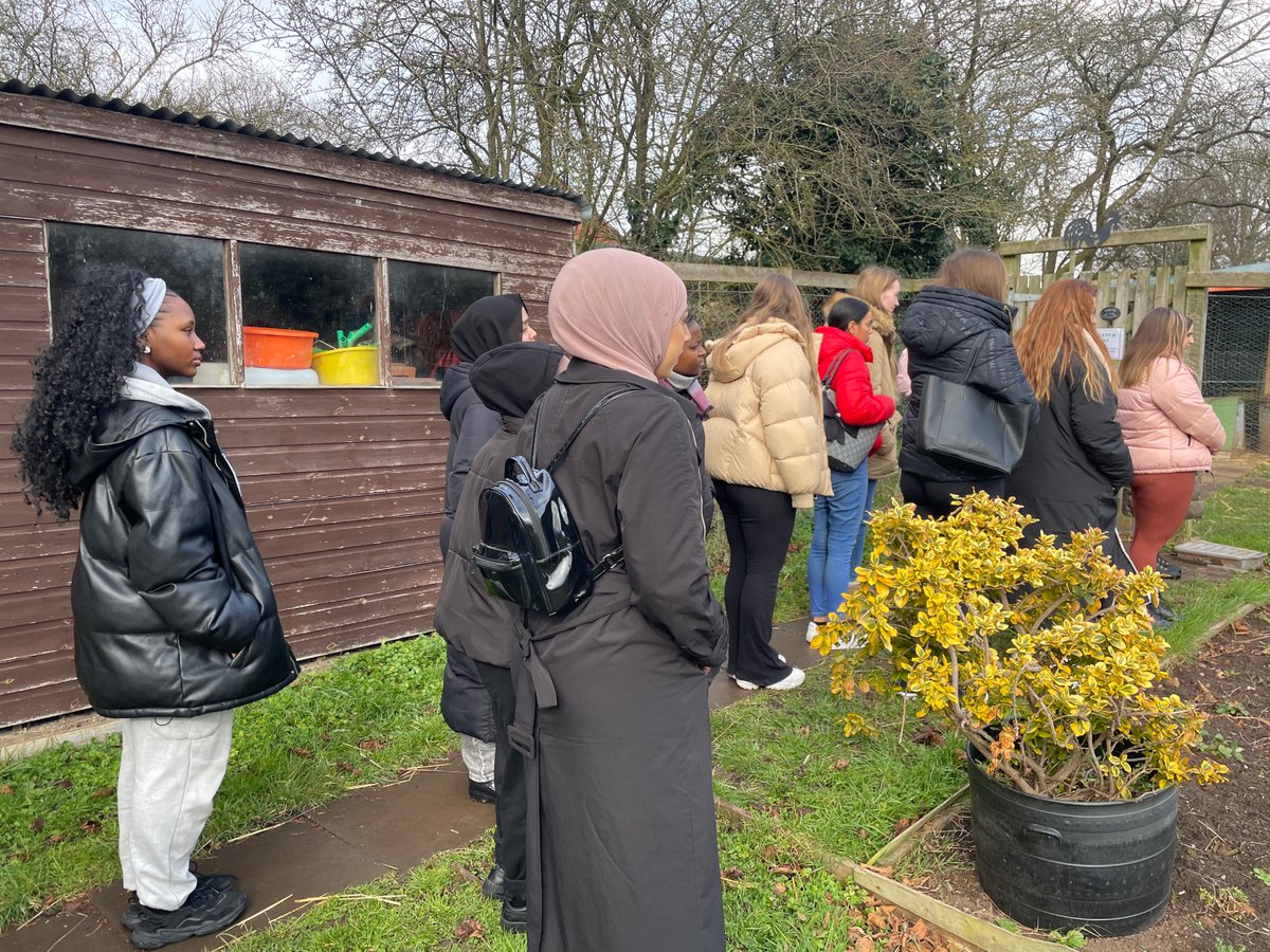 WLV_ECS's tweet photo. A great morning @DodfordFarm with our level 4 students reflecting on their learning in the role of play module! #farm #outdoorlearning #sensorygarden #streams #play #therapeutic 
@wlv_education @ed_wlv @YPFC_WLV @sendis_wlv https://t.co/vS1t3Dwqbq