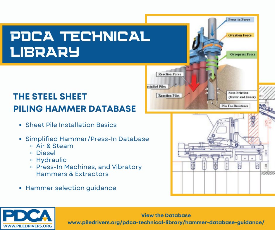 Pile Driving Contractors Association tweet media