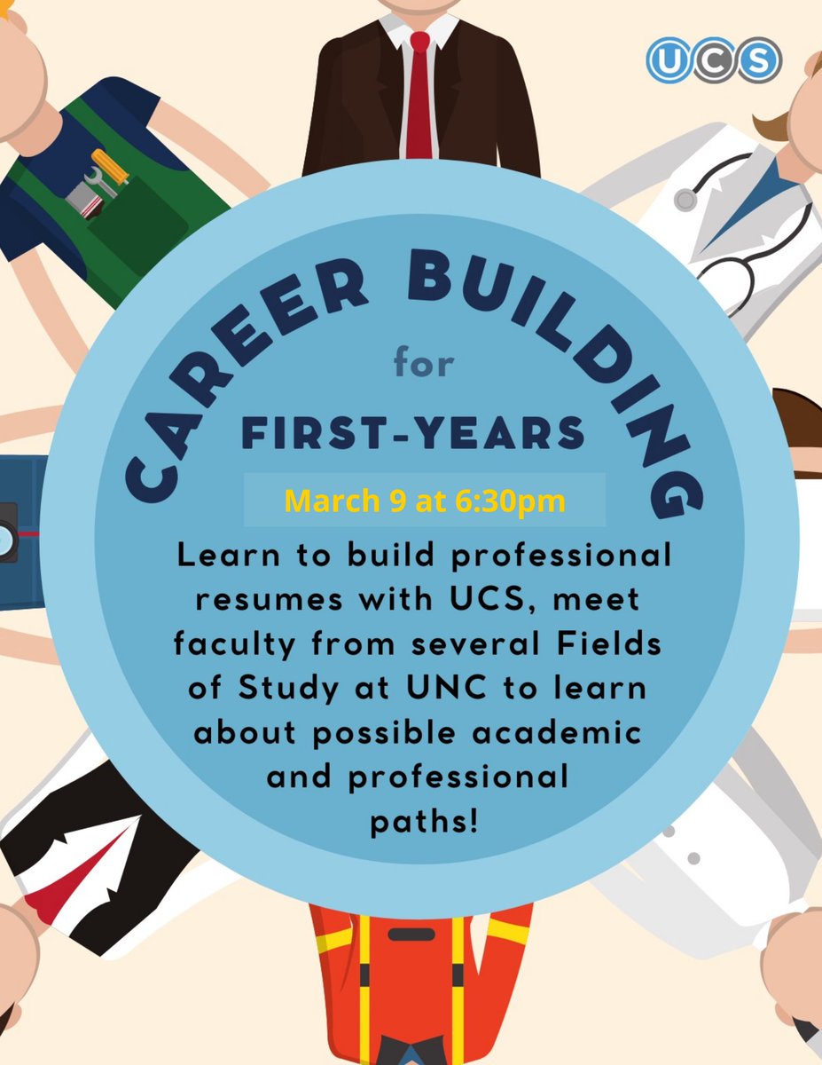 Are you a first-year student looking for career building tools? Come to our event next Thursday, March 9th at 6:30pm, in collaboration with the Student Government Association.