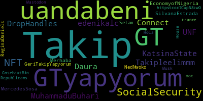 infokalyptisch's tweet photo. Trending in my timeline now: #Takip (3) #takip (3) #GTyapyorum (2) #GT (2) #uandabeni (2) #SocialSecurity (2) #NFT (2) #edenikalc (1) https://t.co/FPiOrJjdcS