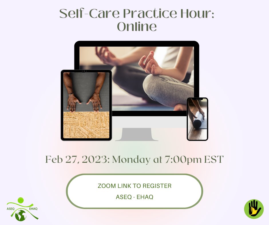 aseqehaq's tweet image. Zoom link, please register in advance:

us02web.zoom.us/meeting/regist…

#Intention #WithIntent #SelfCare #MCS #MultipleChemicalSensitivities #SCM #Respect #SelfLove #Love #Gentle #Yoga #Breathing #Meditation #Discussion #Community
