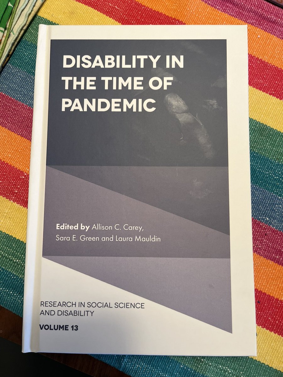A delight for this new book I co-edited to arrive in the mail! Congratulations to all the authors incl @rachelEfish @valgrandmaison @Navjit141 @sarkar_aaj @kimmerrlee