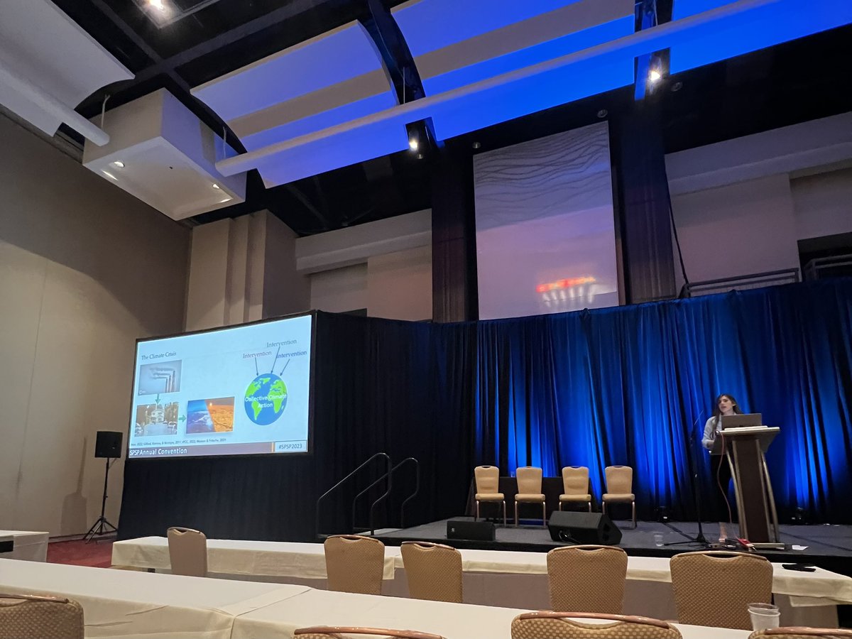 dgoldwert's tweet image. Also huge shoutout to my amazing advisor @vlasceanu_mada, who presented exciting findings from the #ManyLabs climate interventions project. I can’t wait for us to share more data and explore additional interactions of the interventions in the coming months.