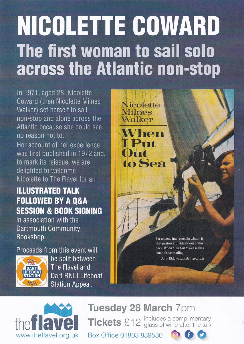 <a href="/DartRNLI/">Dart RNLI</a> looking forward to this event which supports your Lifeboat Staion appeal