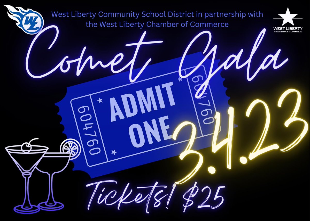 LoriaAdam's tweet photo. Tickets still available. Let me know if you need any. We are very close to reaching our $2 million goal! We are hoping this event puts us over the top! Join us - it’s going to be great! @WestLibertyCSD @WestLibAthletic https://t.co/Voy2dWkEVm