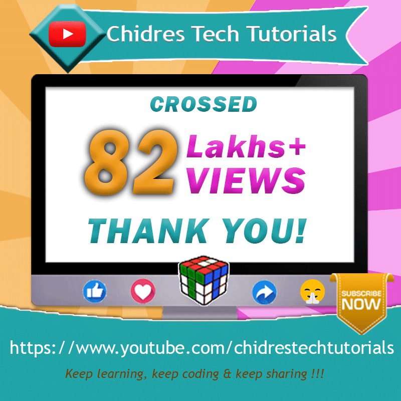 ManjunathChidre's tweet photo. Chidre'sTechTutorials has crossed 8.2M+ Views.  Do Subscribe, Share and Support: https://t.co/uVx043wHAc 

#animation #vfx #multimedia #gaming #computerscience #infomationtechnology #programming #coding #technology #chidrestechtutorials #educational #youtube #channel #students https://t.co/dOwLnDCQfH