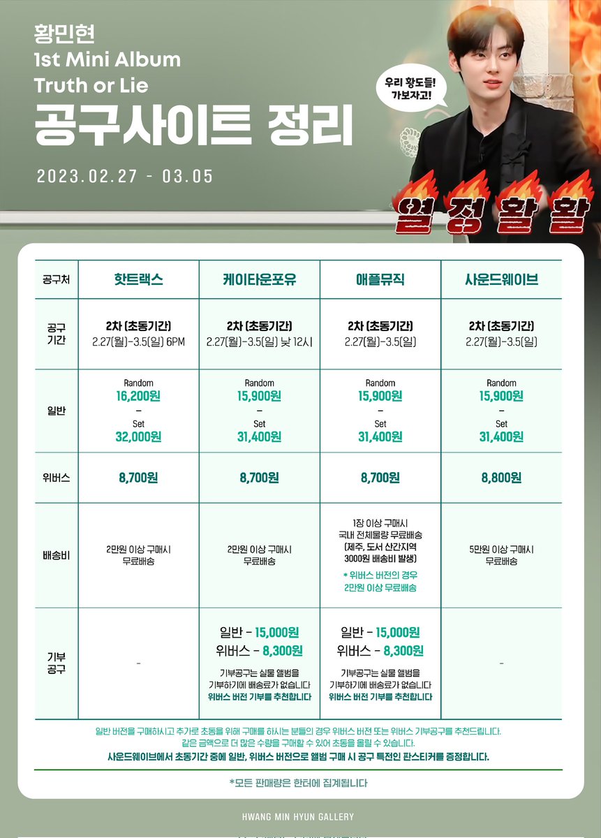 황민현 갤러리 공구팀 tweet media