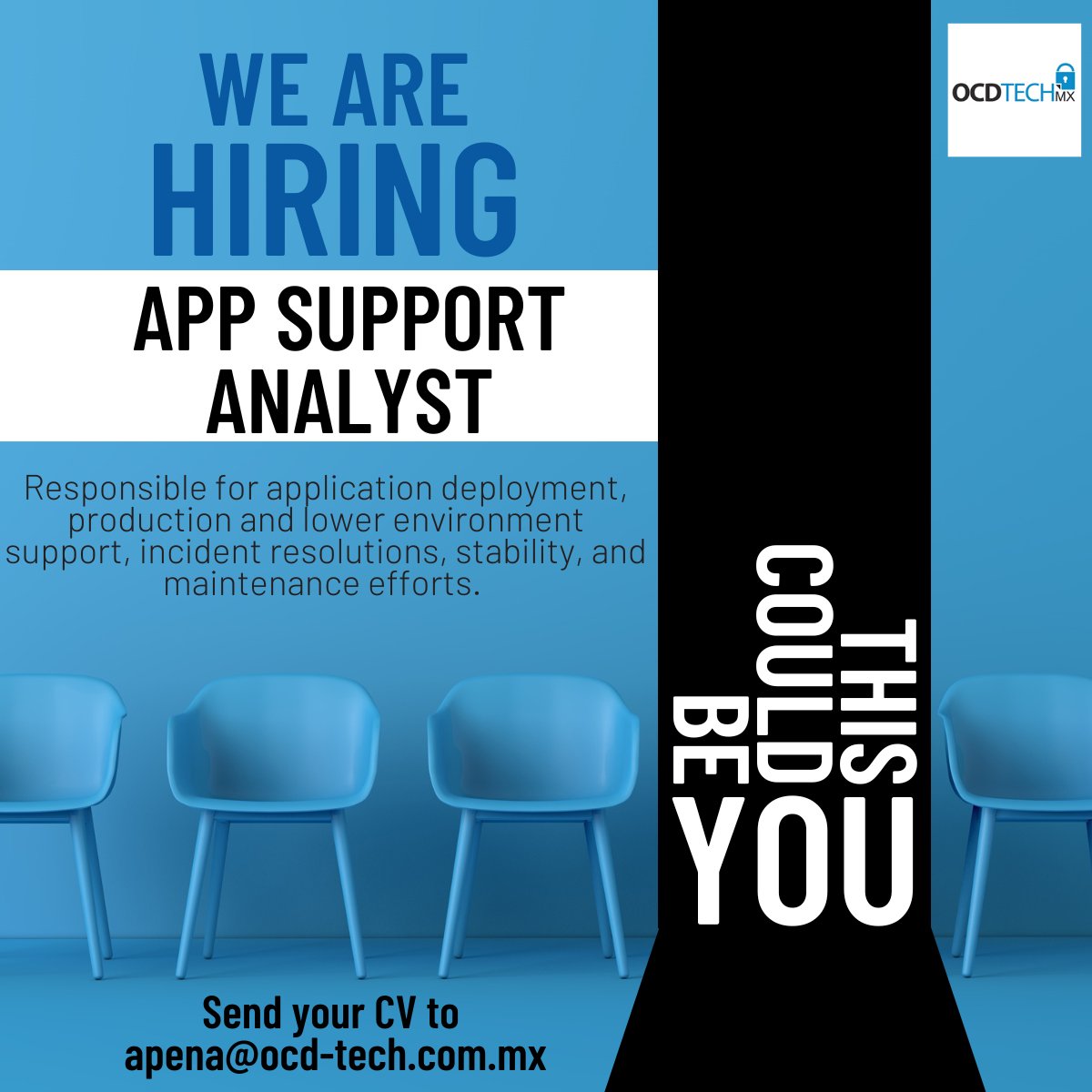 OcdTechMx's tweet photo. El equipo @OcdTechMx  continúa en expansión. Visita nuestra página para consultar todas las vacantes. ¡QUEREMOS CONOCERTE!
https://t.co/54x0RbKG4o
#empleosit #networkop #tech #vacantes #cv #reclutamiento #ciberseguridad #beneficios #contratando #sql #analyst #hiring #ocdtechmx https://t.co/SG0XV7wrzE