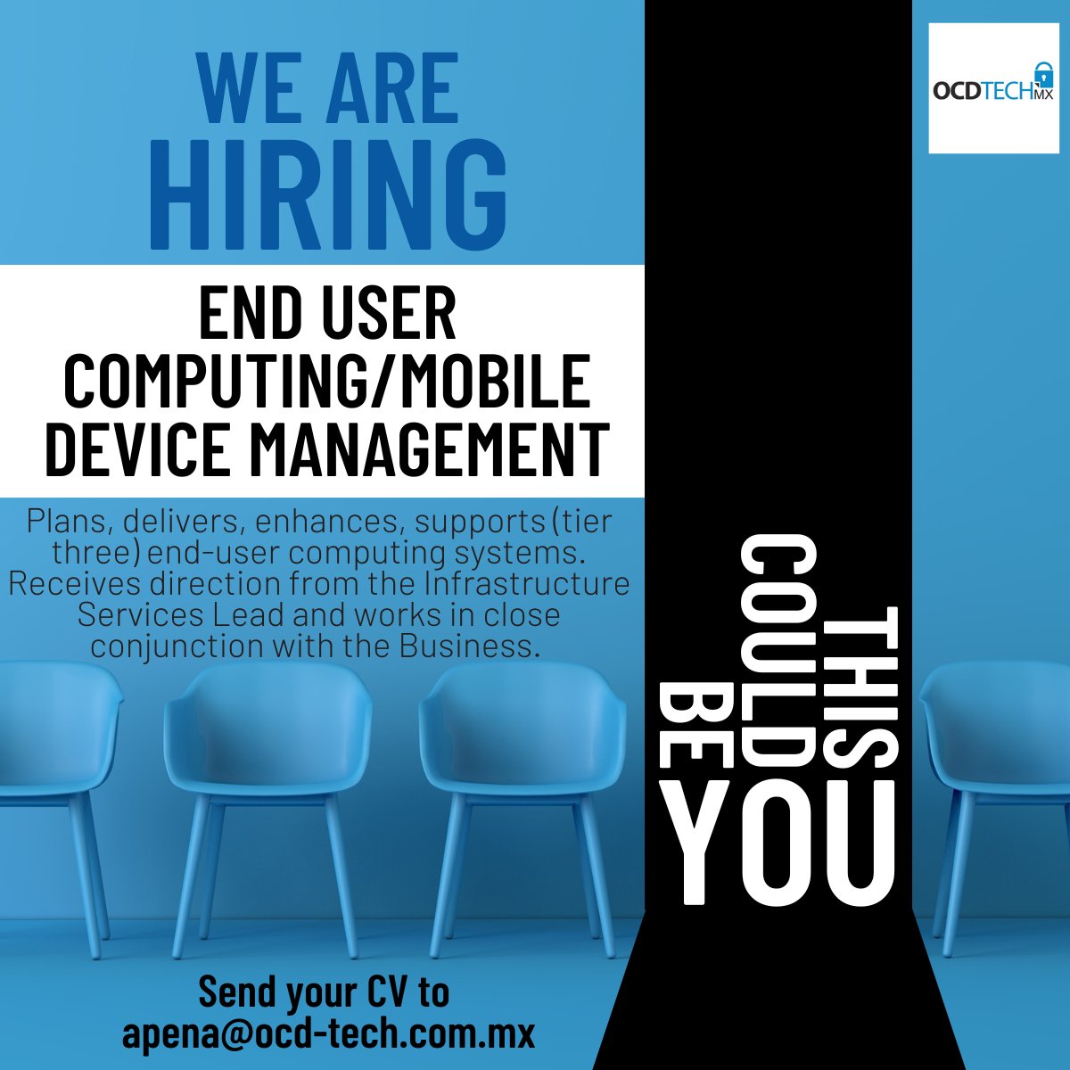 OcdTechMx's tweet photo. El equipo @OcdTechMx  continúa en expansión. Visita nuestra página para consultar todas las vacantes. ¡QUEREMOS CONOCERTE!
https://t.co/54x0RbKG4o
#empleosit #networkop #tech #vacantes #cv #reclutamiento #ciberseguridad #beneficios #contratando #sql #analyst #hiring #ocdtechmx https://t.co/SG0XV7wrzE