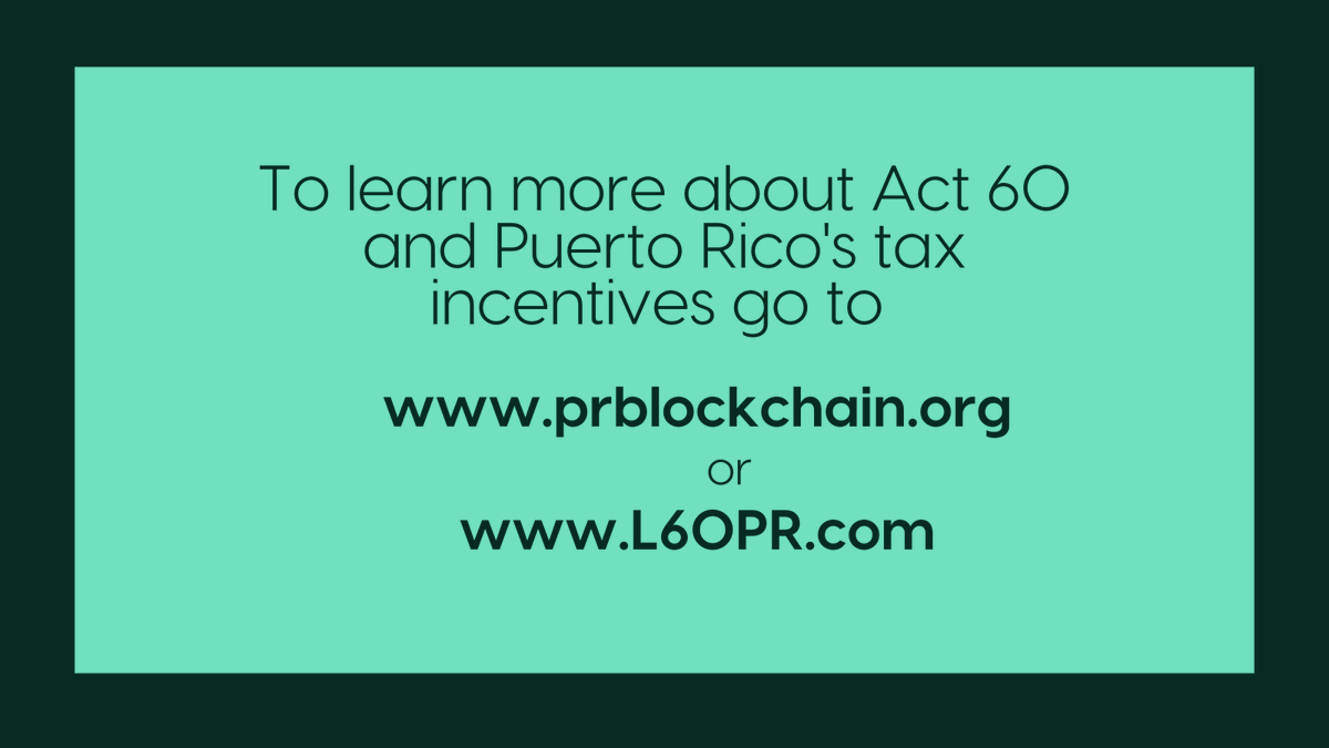 prblockchain1's tweet photo. Puerto Rico has provided guidance that staking as a service (SAAS) is an eligible export service under Act 60 and therefore eligible for the favorable tax treatment at 4%.
.
.
.
#PuertoRico #BUIDLHere #TaxIncentives #L60 #ExportService https://t.co/fgYyfSis1a