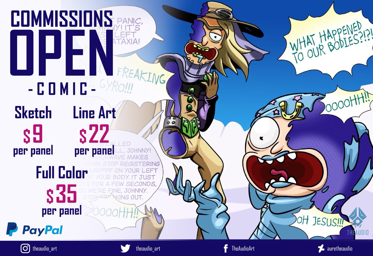 theaudio_alt's tweet photo. I'm opening up commissions! Here's the pricing information. If you're interested, send me a DM or an email. Spreading the word also helps! 😃 https://t.co/RD8abiTblu