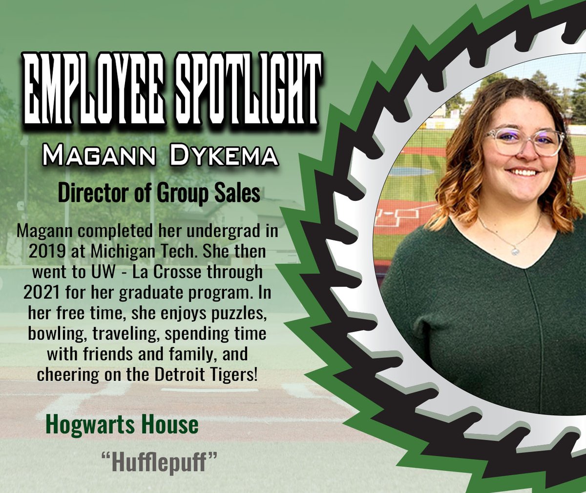 Introducing our Director of Groups Sales, Magann Dykema! #MeetTheTeamMonday #RollLogs