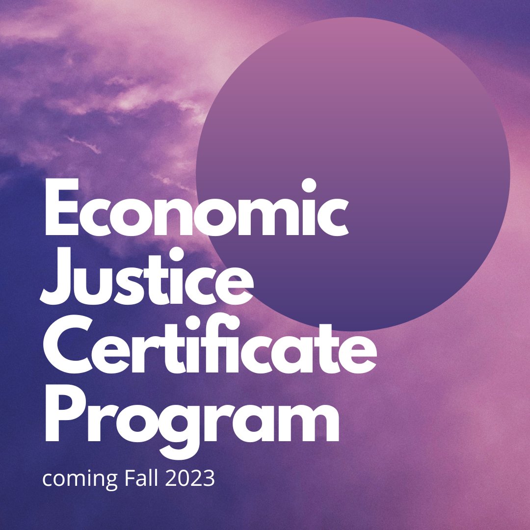 CWD_ASU's tweet photo. Attn. ASU students:
The Center for Work and Democracy will be taking over the Economic Justice Certificate in the Fall of 2023! 
⚖️💸🤝 https://t.co/rA2vdsLnOi
