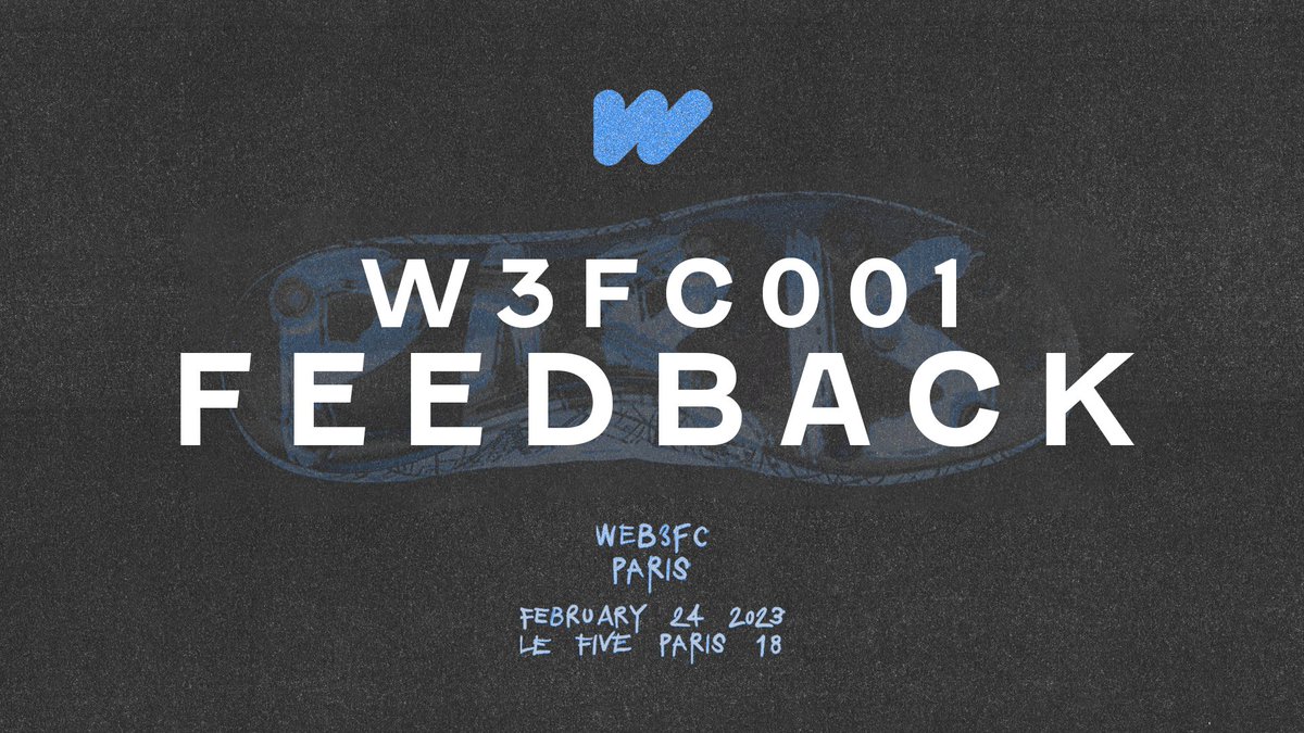 nine98football's tweet image. Come to W3FC001 in Paris?

Make sure you lend us a helping hand in making sure we scale in the right directions by telling us your feedback and thoughts!

Please take a quick 60 seconds to write them below:

docs.google.com/forms/d/11DfnX…