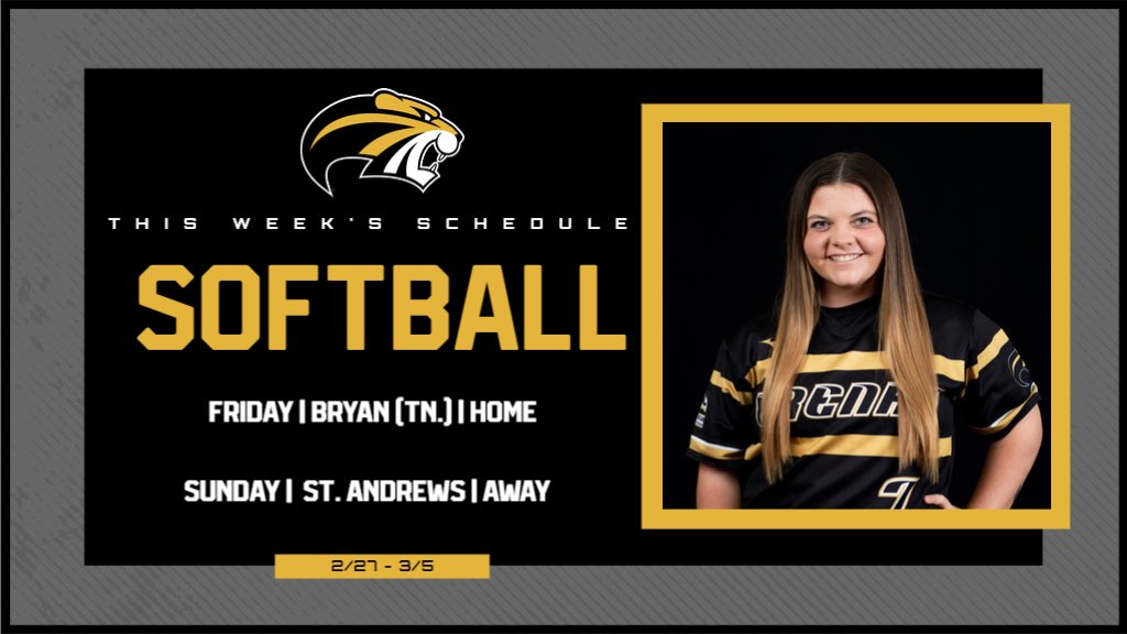 BUGoldenTigers's tweet photo. This week in Brenau athletics! https://t.co/y2jE5yRmfE