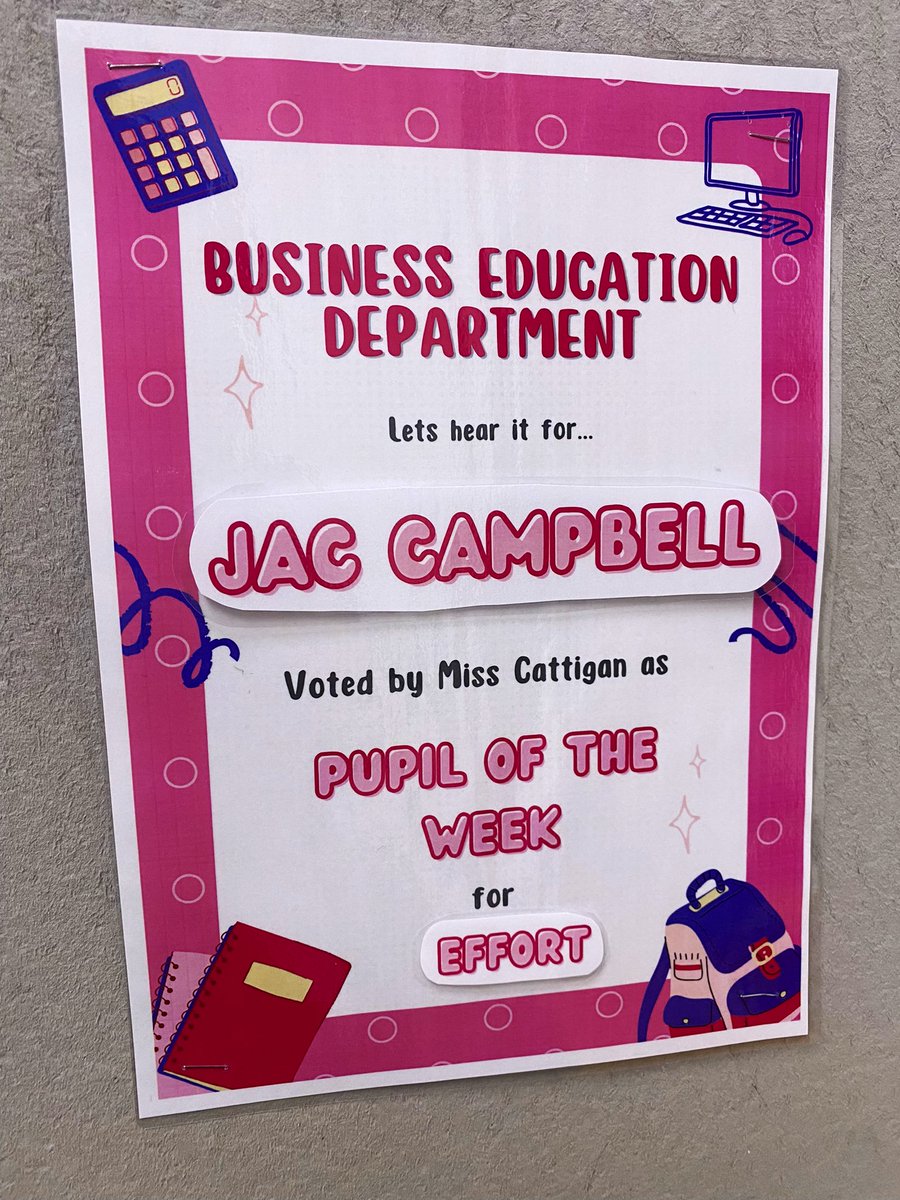 HarrisBusEd's tweet image. Business pupils of the week 🏆⭐️🥳 

Huge well done to Marley, Aoife, Skye and Jac!