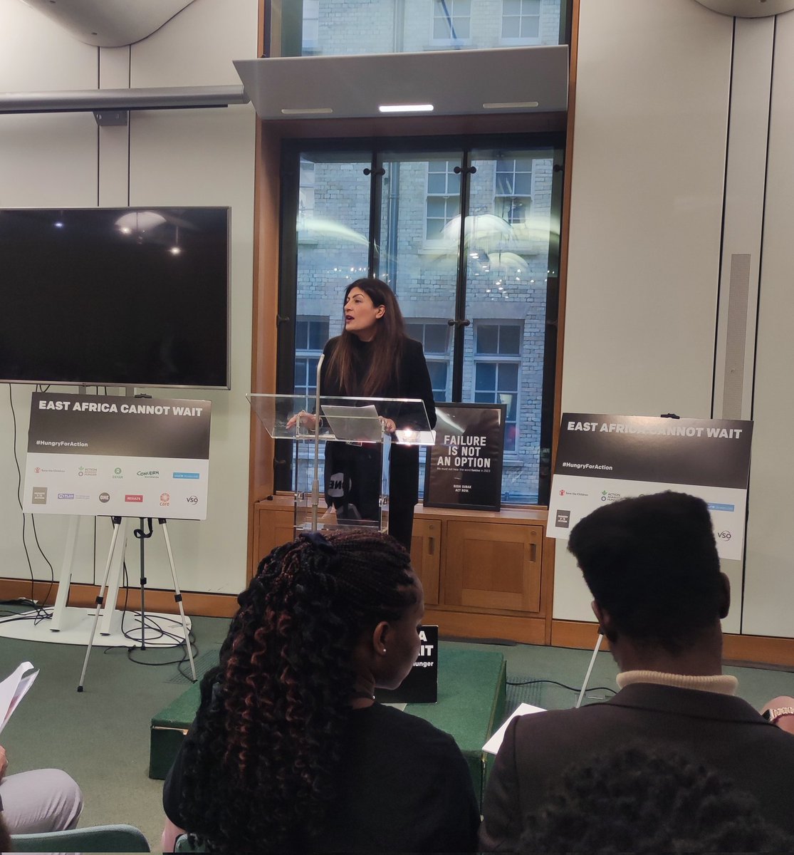 In her closing remarks for this East Africa Hunger Crisis Day of Action, @PreetKGillMP flags the importance of ensuring funding reaches local grassroot orgs, especially women-led orgs to achieve gender equality & #SDG5

#EastAfricaCannotWait 
#HungryForAction