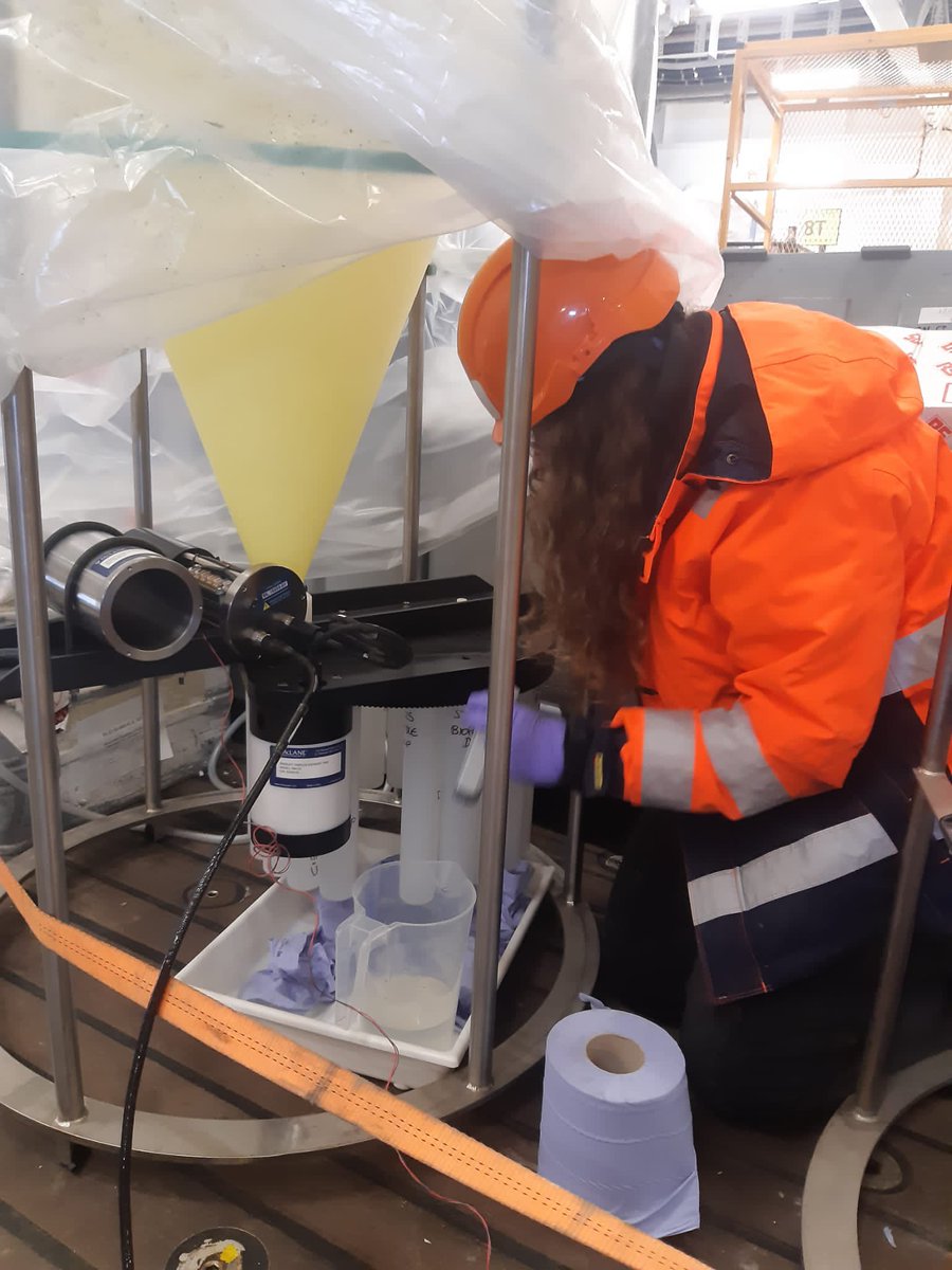 Taking part in the Polar Science Trials has given me the opportunity to learn about so many areas of marine science I never thought I’d get to try! Really grateful for the patience of the science teams onboard and for letting me get stuck in to all their cool work! #SDAScience