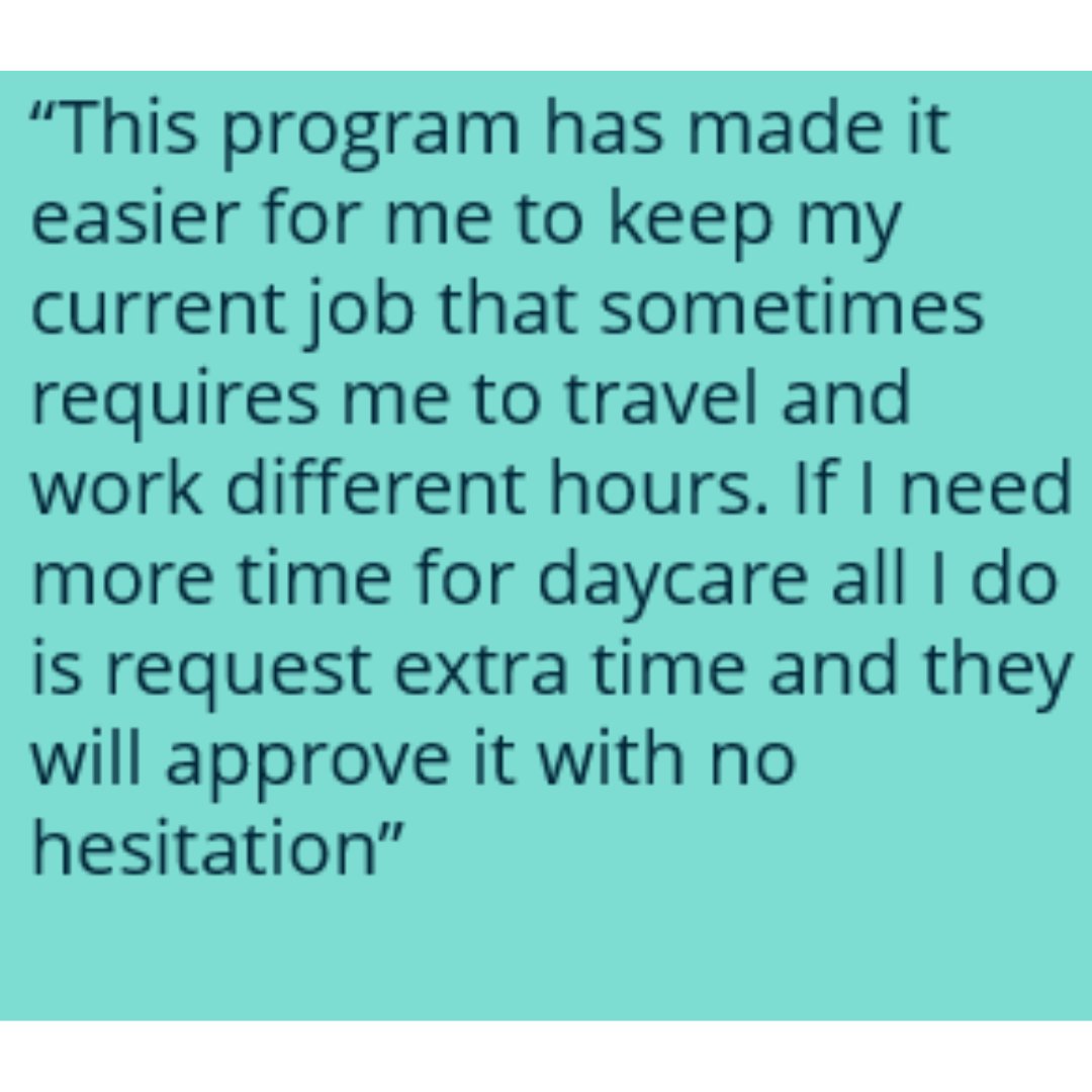 ChildDevCLA's tweet image. Happy Parent Testimonials! 

 #childcareproviders #nonprofitorganization #childdevelopmentcenter #childcareprofessional #childcarecenter #nonprofitwork #childcarelife #childcare #cdcla #childcareservices #childcareprovider #nonprofits #childdevelopment #nonprofits