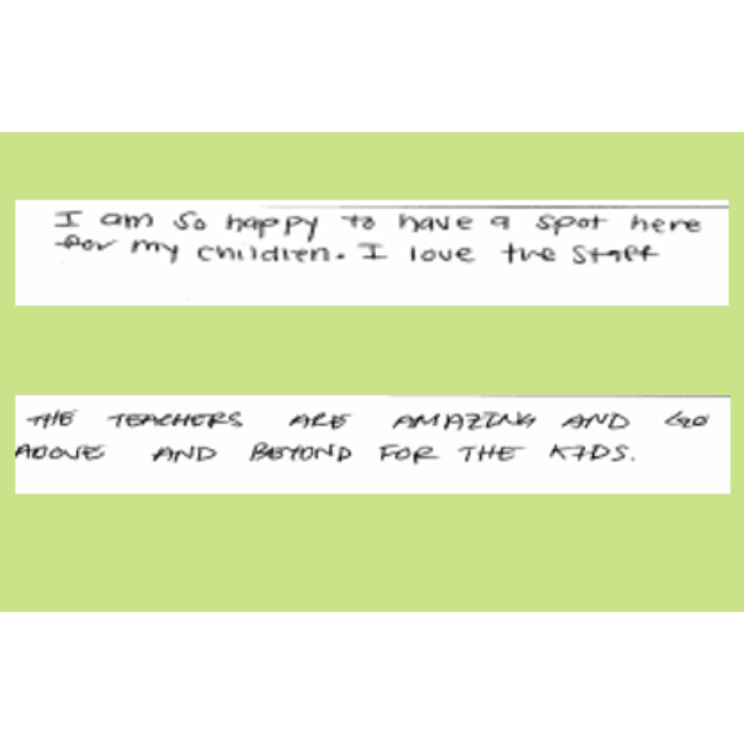 ChildDevCLA's tweet image. Happy Parent Testimonials! 

 #childcareproviders #nonprofitorganization #childdevelopmentcenter #childcareprofessional #childcarecenter #nonprofitwork #childcarelife #childcare #cdcla #childcareservices #childcareprovider #nonprofits #childdevelopment #nonprofits