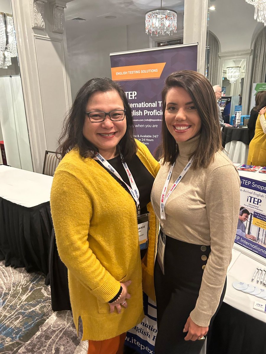 iTEP_exam's tweet photo. iTEP had a great conference at Languages Canada 2023! Thank you, @LangCanada for a fantastic conference!
#itep #itepexam #english #englishtesting #languagescanada #esl #admissions #lintled #canada https://t.co/8daaKnbY5O