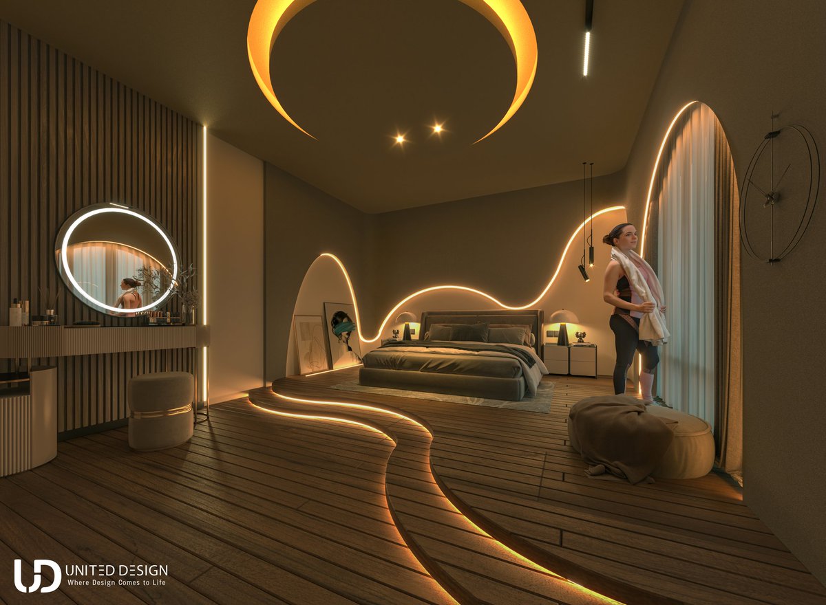deepsureja96's tweet photo. Sweet dreams are made of this 🌙✨ Our latest project transformed this master bedroom into a modern oasis with luxury fittings and a sleek, sophisticated vibe. #interiordesign #modernluxury #luxurymasterbedroom #bedroomdesign #3ddesign #coronarender #cgi #3dsmax #interiordesign https://t.co/eUFn9bGBzr