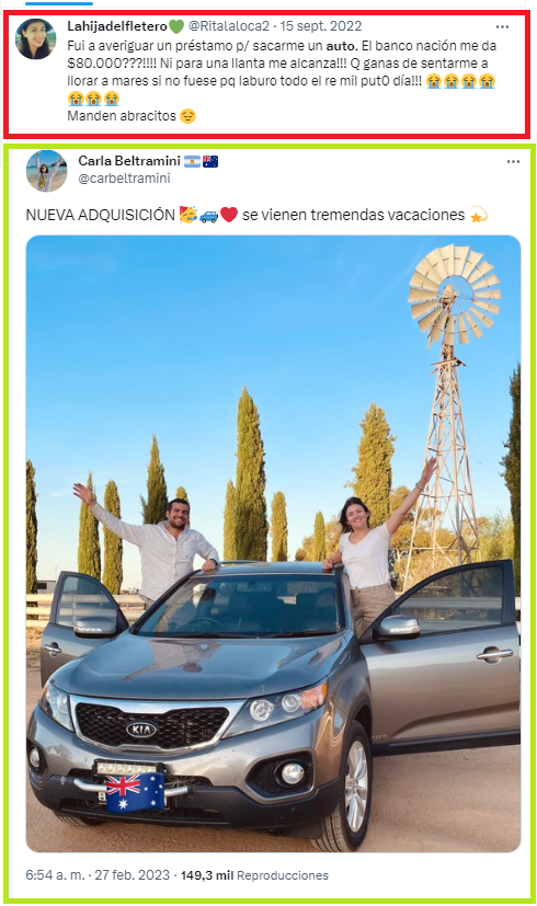 Hace un mes /// Ahora